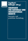 Buchcover Strategien für nationale und internationale Märkte