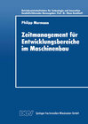 Buchcover Zeitmanagement für Entwicklungsbereiche im Maschinenbau