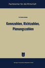 Buchcover Kennzahlen, Richtzahlen, Planungszahlen