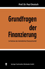 Buchcover Grundfragen der Finanzierung im Rahmen der betrieblichen Finanzwirtschaft