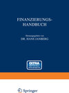Buchcover Finanzierungs-Handbuch