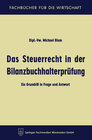 Buchcover Das Steuerrecht in der Bilanzbuchhalterprüfung