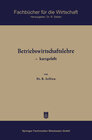 Buchcover Betriebswirtschaftslehre — kurzgefaßt