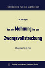 Buchcover Von der Mahnung bis zur Zwangsvollstreckung