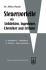 Buchcover Steuervorteile für Architekten, Ingenieure, Chemiker und Erfinder