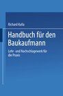 Buchcover Handbuch für den Baukaufmann