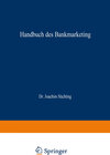 Buchcover Handbuch des Bankmarketing