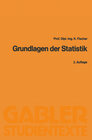 Buchcover Grundlagen der Statistik