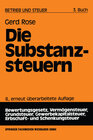 Buchcover Die Substanzsteuern