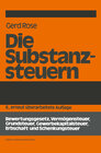 Buchcover Die Substanzsteuern
