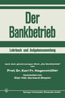 Buchcover Der Bankbetrieb