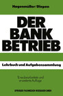 Buchcover Der Bankbetrieb