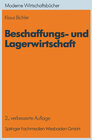 Buchcover Beschaffungs- und Lagerwirtschaft