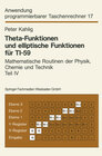 Buchcover Theta-Funktionen und elliptische Funktionen für TI-59