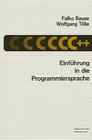 Buchcover Einführung in die Programmiersprache C++