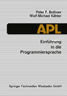 Buchcover Einführung in die Programmiersprache APL