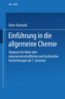 Buchcover Einführung in die allgemeine Chemie