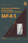 Buchcover Betriebswirtschaftliche Anwendungen des integrierten Systems SAP R 3