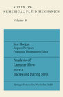 Buchcover Analysis of Laminar Flow over a Backward Facing Step