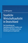 Buchcover Staatliche Wirtschaftsaufsicht in Deutschland