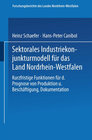 Buchcover Sektorales Industriekonjunkturmodell für das Land Nordrhein-Westfalen