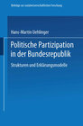 Buchcover Politische Partizipation in der Bundesrepublik