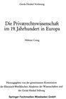 Buchcover Die Privatrechtswissenschaft im 19. Jahrhundert in Europa