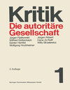 Buchcover Die autoritäre Gesellschaft