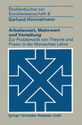 Buchcover Arbeitswert, Mehrwert und Verteilung