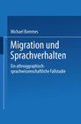 Buchcover Migration und Sprachverhalten