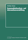 Buchcover Kommunikationsform und Informationsvermittlung
