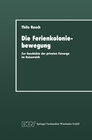 Buchcover Die Ferienkoloniebewegung