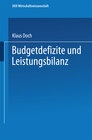 Buchcover Budgetdefizite und Leistungsbilanz