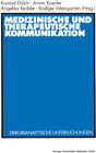 Buchcover Medizinische und therapeutische Kommunikation