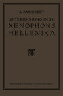 Buchcover Untersuchungen zu Xenophons Hellenika