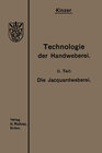 Buchcover Die Jacquardweberei