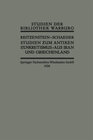 Buchcover Studien zum Antiken Synkretismus aus Iran und Griechenland