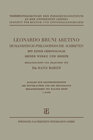 Buchcover Leonardo Bruni Aretino. Humanistisch-philosophische Schriften