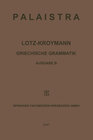 Buchcover Griechische Grammatik