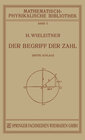Buchcover Der Begriff der Zahl in Seiner Logischen und Historischen Entwicklung