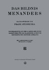 Buchcover Das Bildnis Menanders