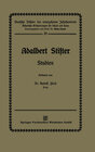 Buchcover Adalbert Stifter