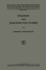 Buchcover Studien über Joachim von Floris