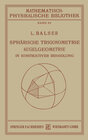 Buchcover Sphärische Trigonometrie Kugelgeometrie in Konstruktiver Behandlung