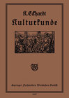 Buchcover Kulturkunde