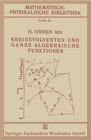 Buchcover Kreisevolventen und Ganze Algebraische Funktionen