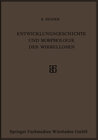 Buchcover Entwicklungsgeschichte und Morphologie der Wirbellosen