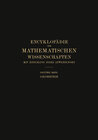 Buchcover Encyklopädie der Mathematischen Wissenschaften mit Einschluss ihrer Anwendungen