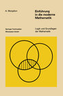Buchcover Einführung in die moderne Mathematik