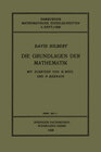 Buchcover Die Grundlagen der Mathematik